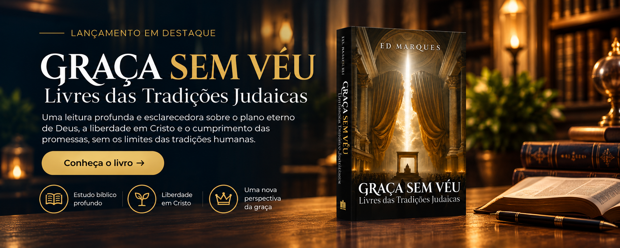 Graça sem Véu — Livres das Tradições Judaicas — Conheça o livro